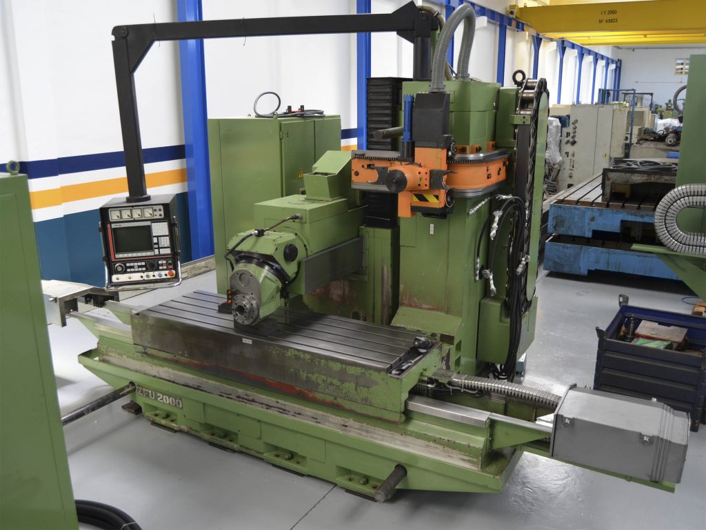 ZAYER ZFU 2000 Bed Type Milling Machine with CNC Fagor