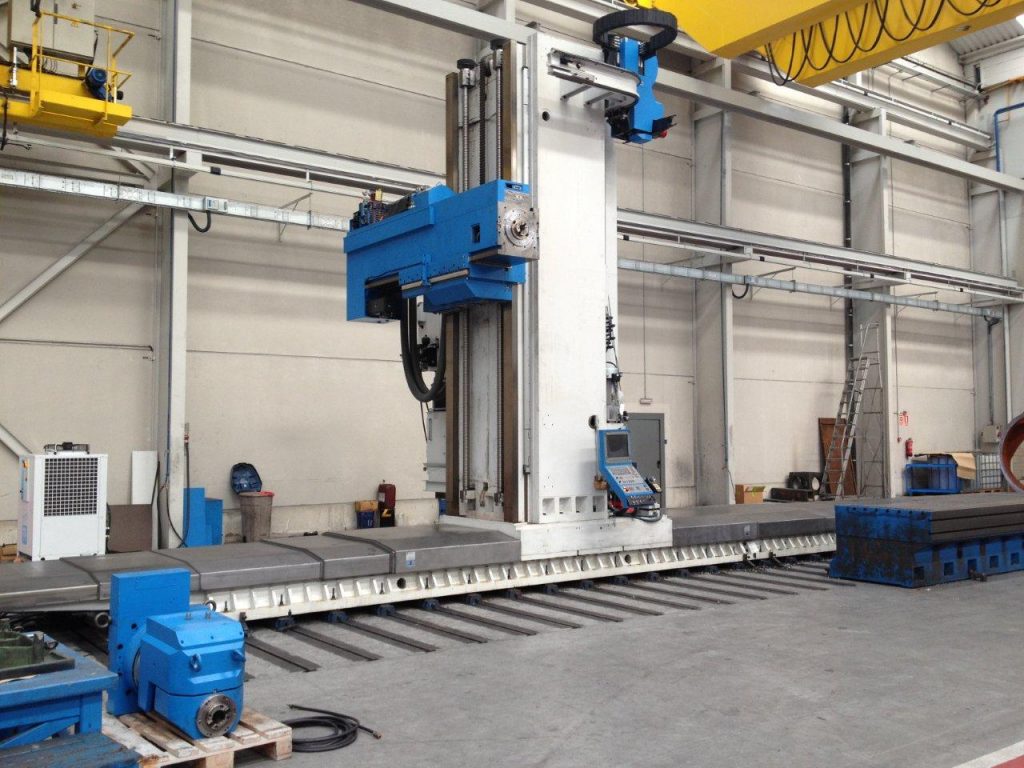 Used CME MQ-12000 travelling column milling machine at Maquinaria Colás