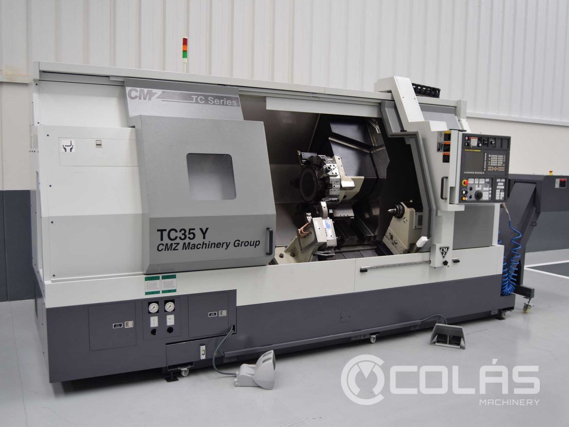 Used Cmz Tc35y 1350 Cnc Lathe Maquinaria Colas