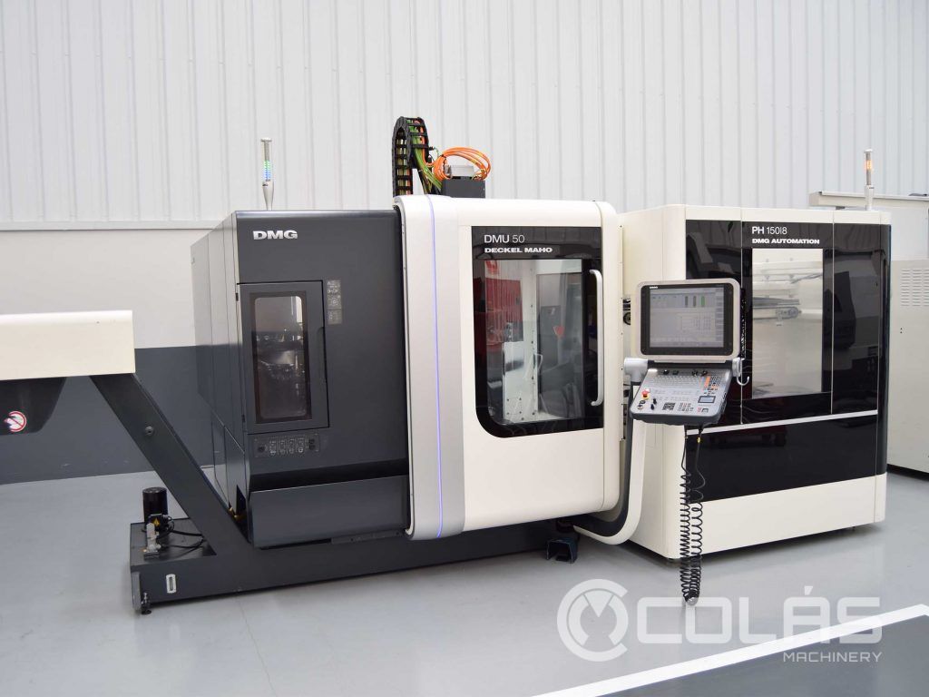 DMG DMU 50 con DMG AUTOMATION PH150I8