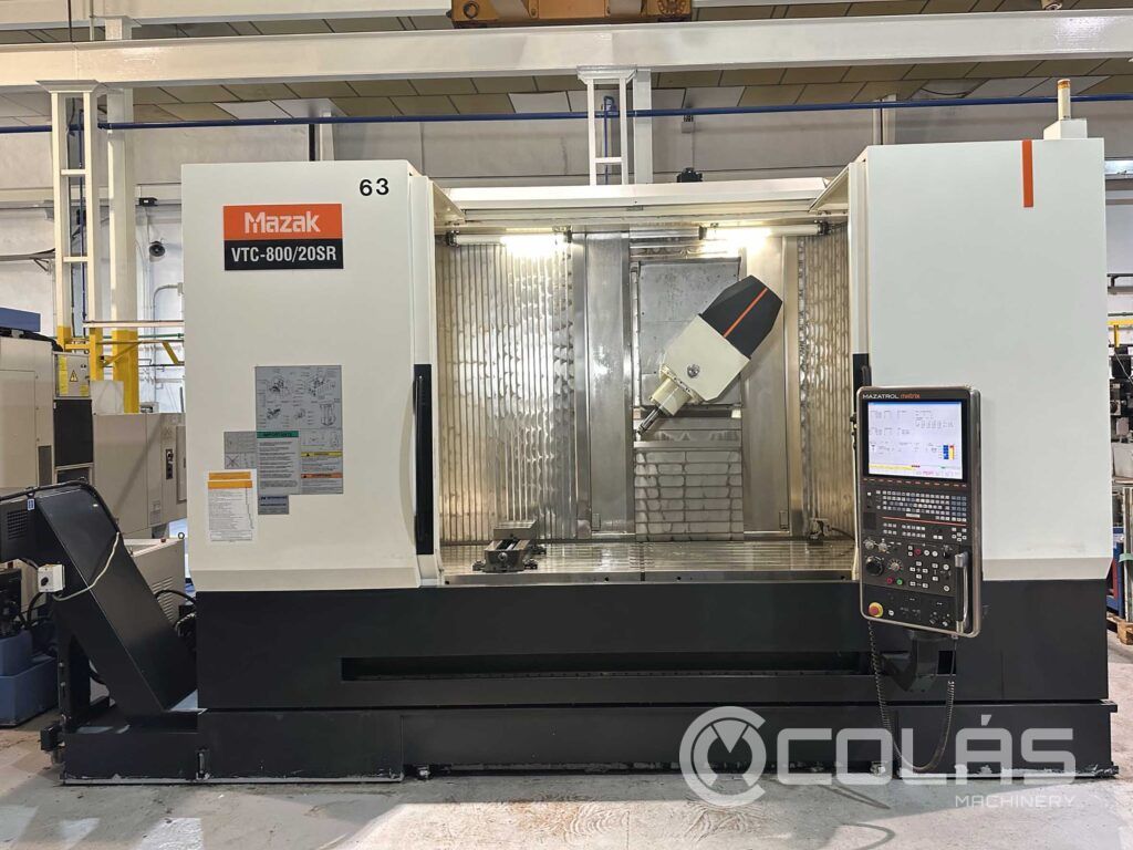 Second hand Mazak VTC 800 / 20 SR